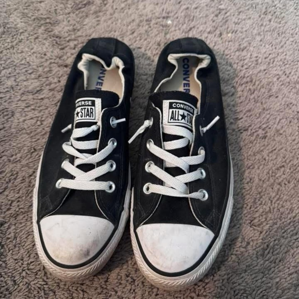 Converse All Star Black and White Low Tops